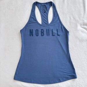 NOBULL Slate Blue Racerback Tank Top